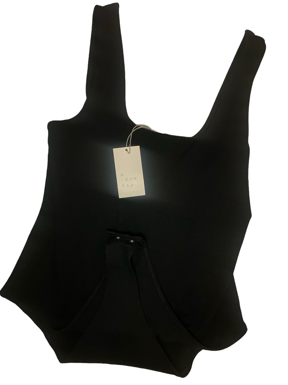 💫NWT🔖 New Day Women’s M Black One-Piece bodysuit
